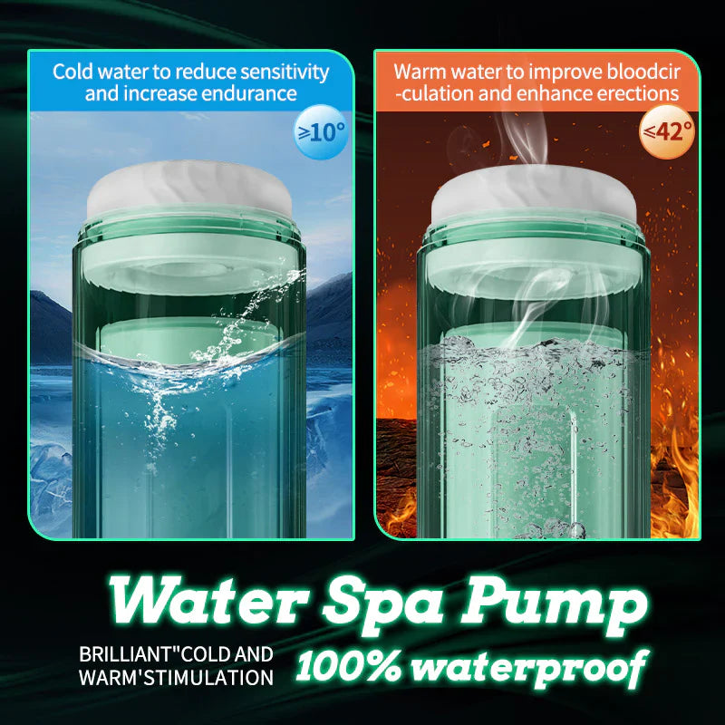 Summer New Rotating Tongue Water SPA Automatic Male Masturbator