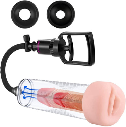 Vacuum Penis Pump ,Penis Massage & Stimulation Device with Male Stroker