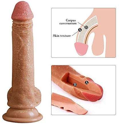 Realistic Dildo With Strong Suction Cup