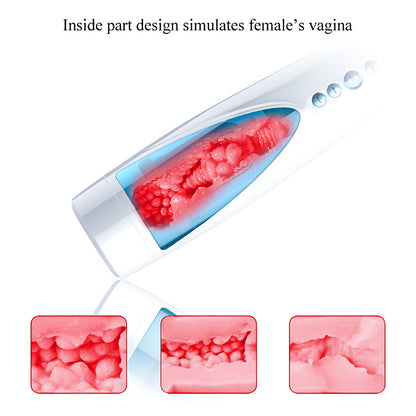 Hands Free Masterbrators For Men, Handsfree Modes Sucking Usb Recharge