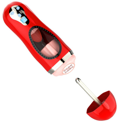 كأس وانلي نايت باتل للرجال، جهاز استمناء، متعة فموية عميقة، تسخين ذكي، لعق اللسان، نطق تفاعلي، كأس طائرة مرح