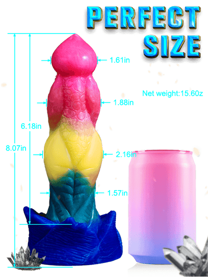 Huge Colorful Realistic Waterproof Dildo URANUS