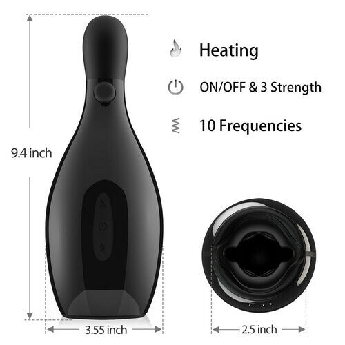 ACMEJOY Inflatable Pump Clamping Shrinking Vagina Male Masturbator Device