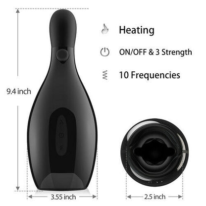 ACMEJOY Inflatable Pump Clamping Shrinking Vagina Male Masturbator Device