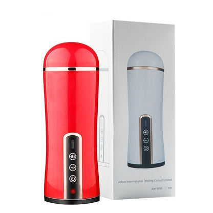 Aircraft Cup Men's Electric Telescopic Vacuum Oral Masturbation Cup Adult Sex Products Penis Trainer