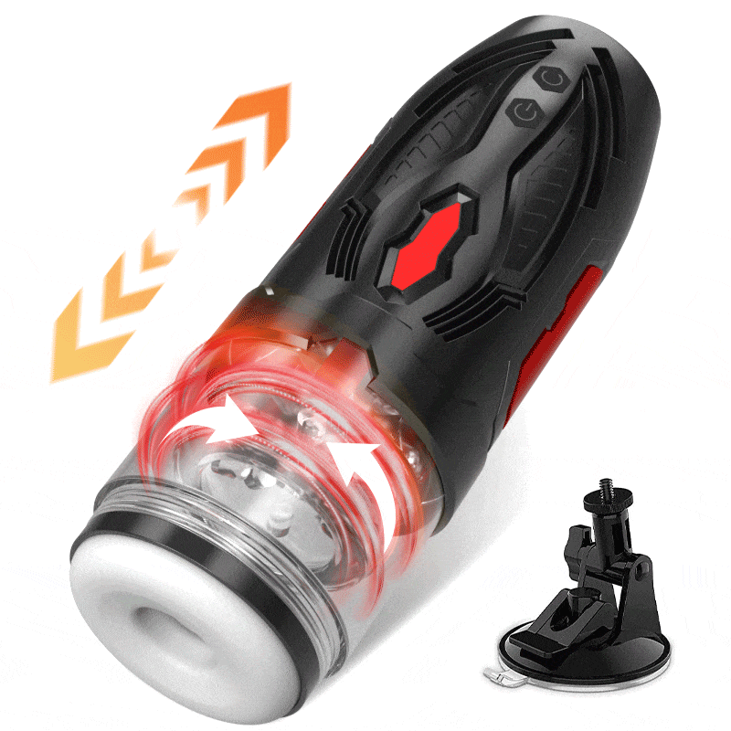 AcmeJoy 7 Thrusting & Rotating Visible Suction Masturbation Cup