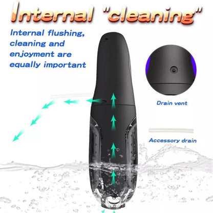 Automatic Male Masturbators with 10 Vibrations Penis Pump Glans Training Tool