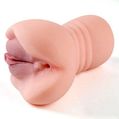 Pocket Pussy Male Masturbation Sex Toys with Realistic 3D Vagina and Tight Anus. Portable Man Masturbation Stroker Adult Sex Doll
