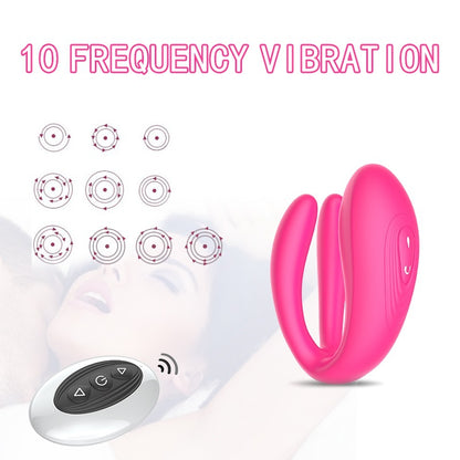 Couple Vibrator Triple Vagina Stimulator With Wireless Remote Control