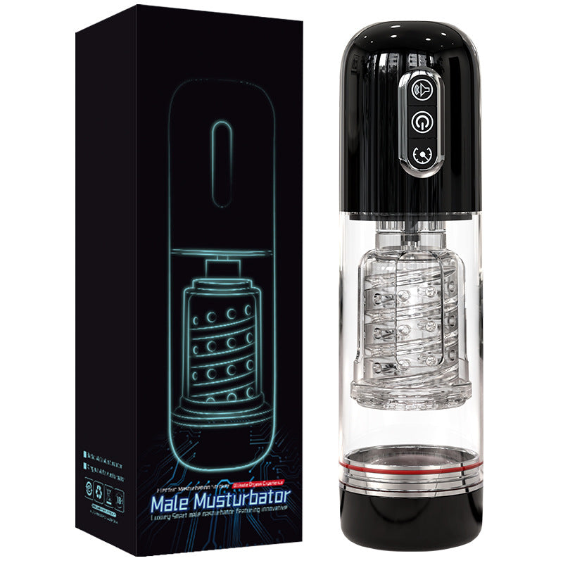 Vibrbud - 10 Telescopic Rotation 10 Suction Automatic Male Masturbation