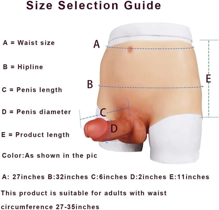 6inch Silicone Dildo Panties Realistic Penis Male Strapon Sex Toys for Gay Men Dick Masturbation (15cm Length.5cm Diameter)