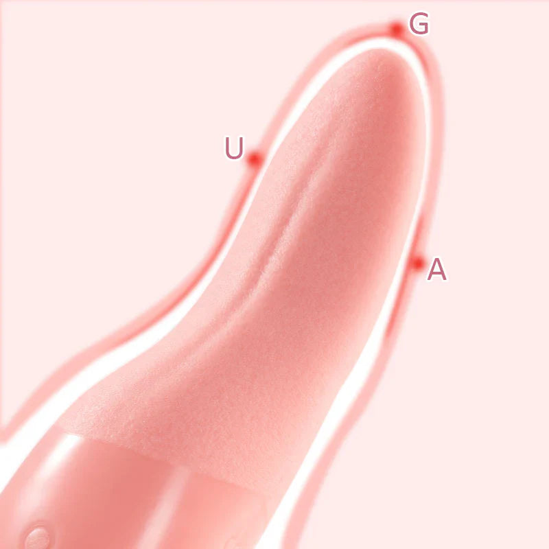 Clit Licking Tongue Vibrator with G Spot Stimulator