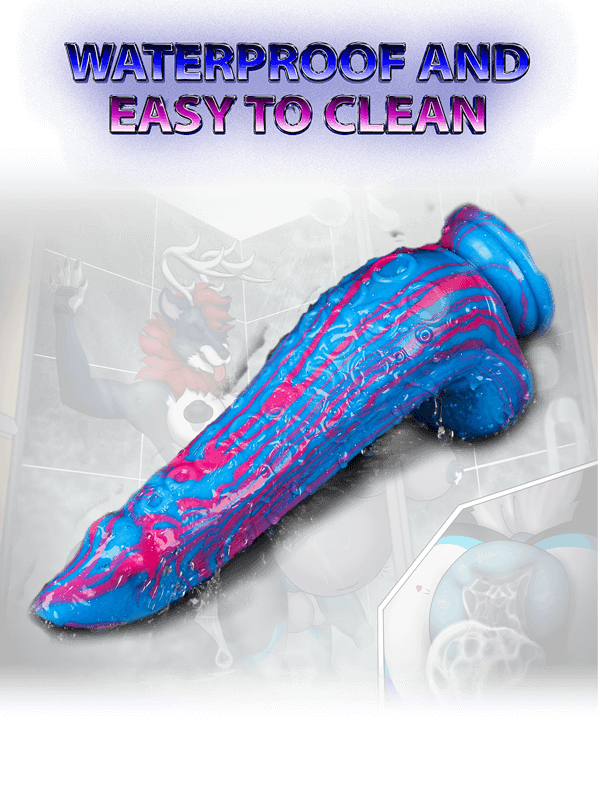 Realistic Silicone Colorful Monster Dildo MARS