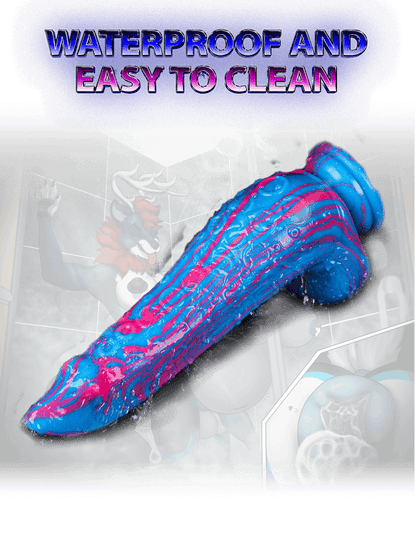 Realistic Silicone Colorful Monster Dildo MARS