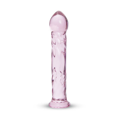 Acmejoy Crystal Glass Butt Plug Glass Dildo 6.7 Inch