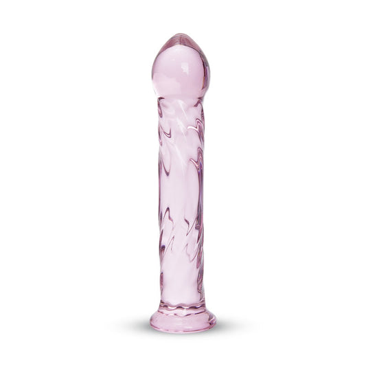 Acmejoy Crystal Glass Butt Plug Glass Dildo 6.7 Inch