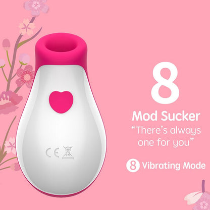 Clit Sucking Vibrator 8 Speed Vibrating Sucker Oral Suction Nipple Clitoris Stimulator
