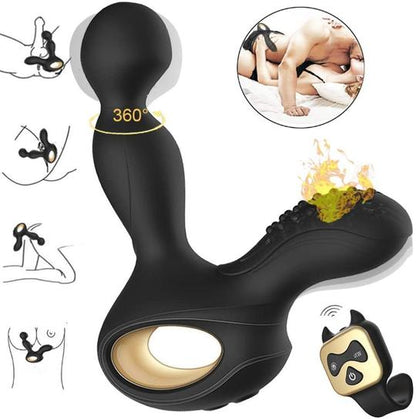Wireless Heating Prostate Massager Anal Sex Toy