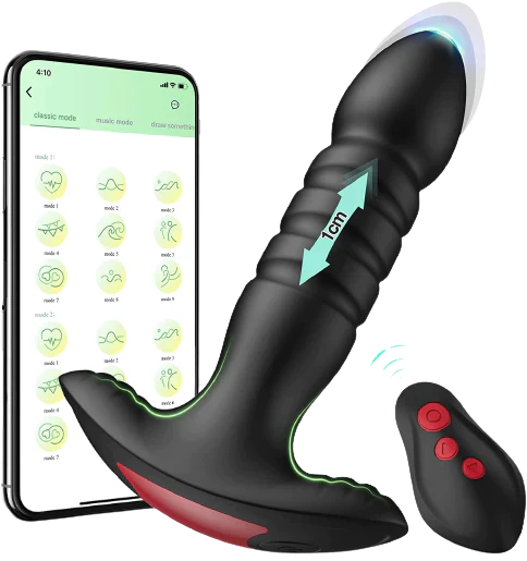 Anal Plug Vibrator with App Control Sex Toys for Men & Women