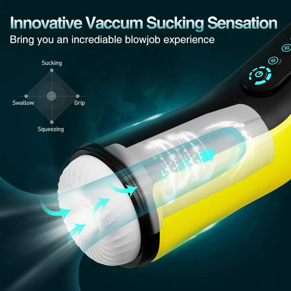 Lester Intelligent Heating Automatic Male Masturbator Sucking Toys