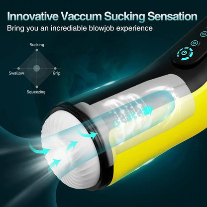 Lester Intelligent Heating Automatic Male Masturbator Sucking Toys