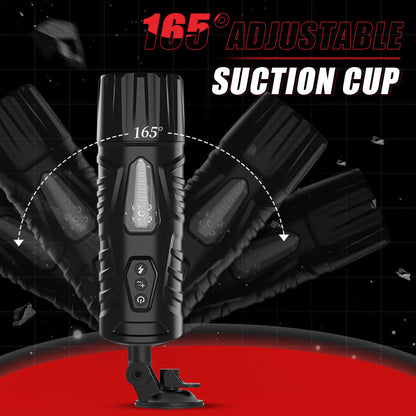 Carl-7 Thrusting & Rotating Modes with Strong Suction Cup for Penis Stimulation Male Masturbator Cup