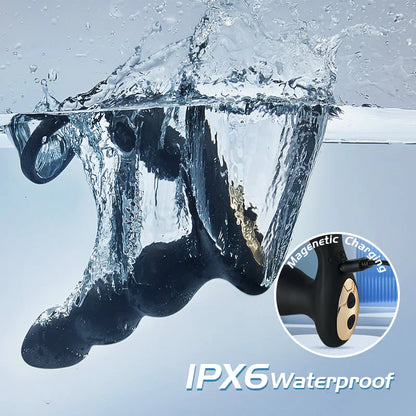 Torne 3 Progressive Beads Low Noise 10 Vibrating Prostate Massager Butt Plug with Cock Ring