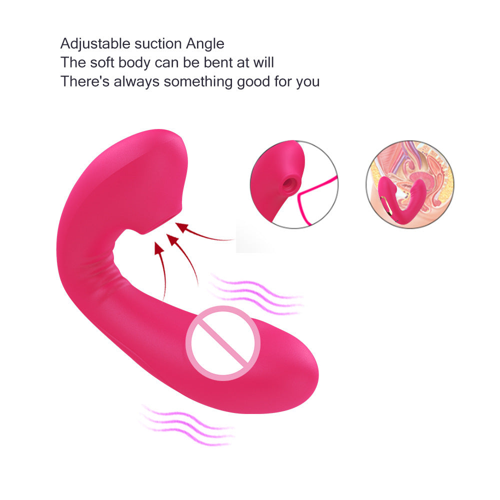 Female Masturbation Penis G-spot Vibrator Tongue Licker