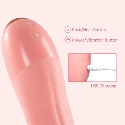 Clit Licking Tongue Vibrator with G Spot Stimulator