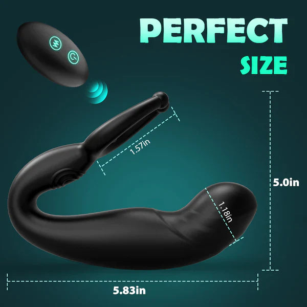 Bead Massage P-spot 9 Vibrating Prostate Massager with Remote Control