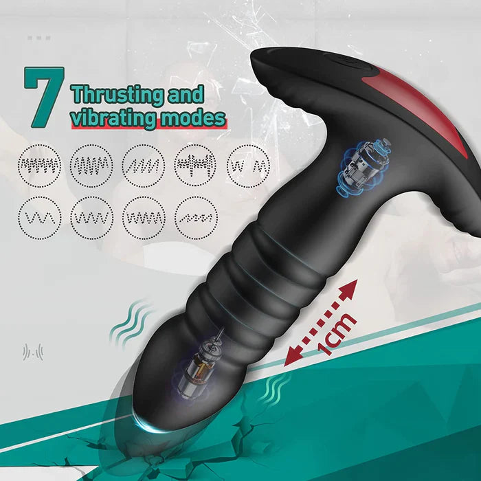 Anal Plug Vibrator with App Control Sex Toys for Men & Women