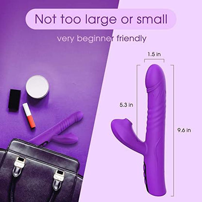 Thrusting Rabbit Vibrator Suction Vibrator For Women