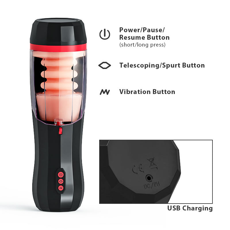 CLIMBER Lifelike Automatic Sucking Male Masturbation Cup