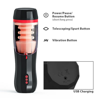 CLIMBER Lifelike Automatic Sucking Male Masturbation Cup