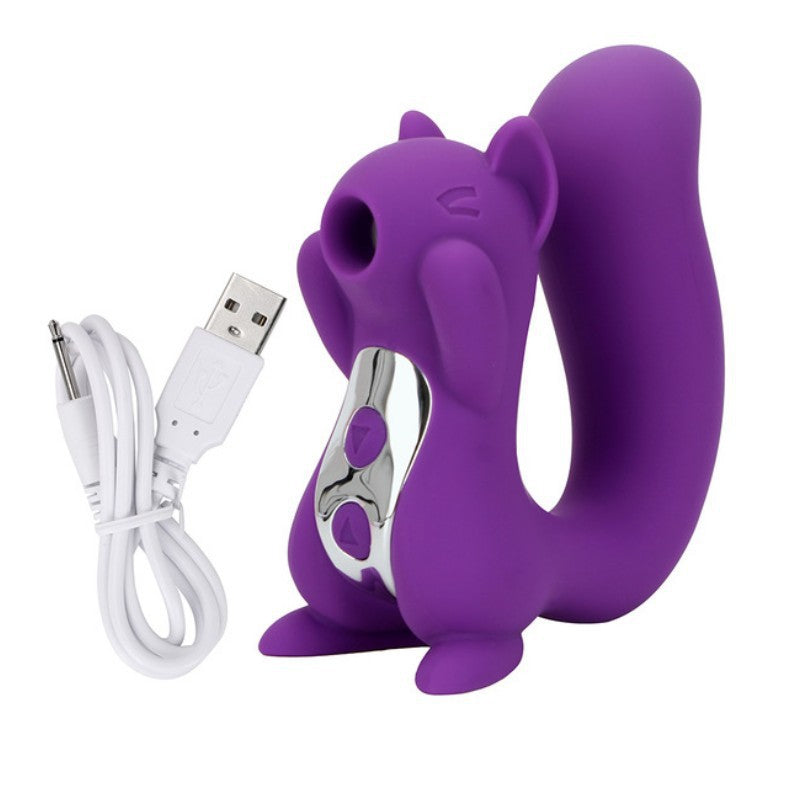 Squirrel Vibrator Rose Red