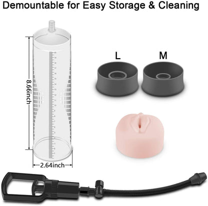 Vacuum Penis Pump ,Penis Massage & Stimulation Device with Male Stroker