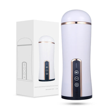 Aircraft Cup Men's Electric Telescopic Vacuum Oral Masturbation Cup Adult Sex Products Penis Trainer