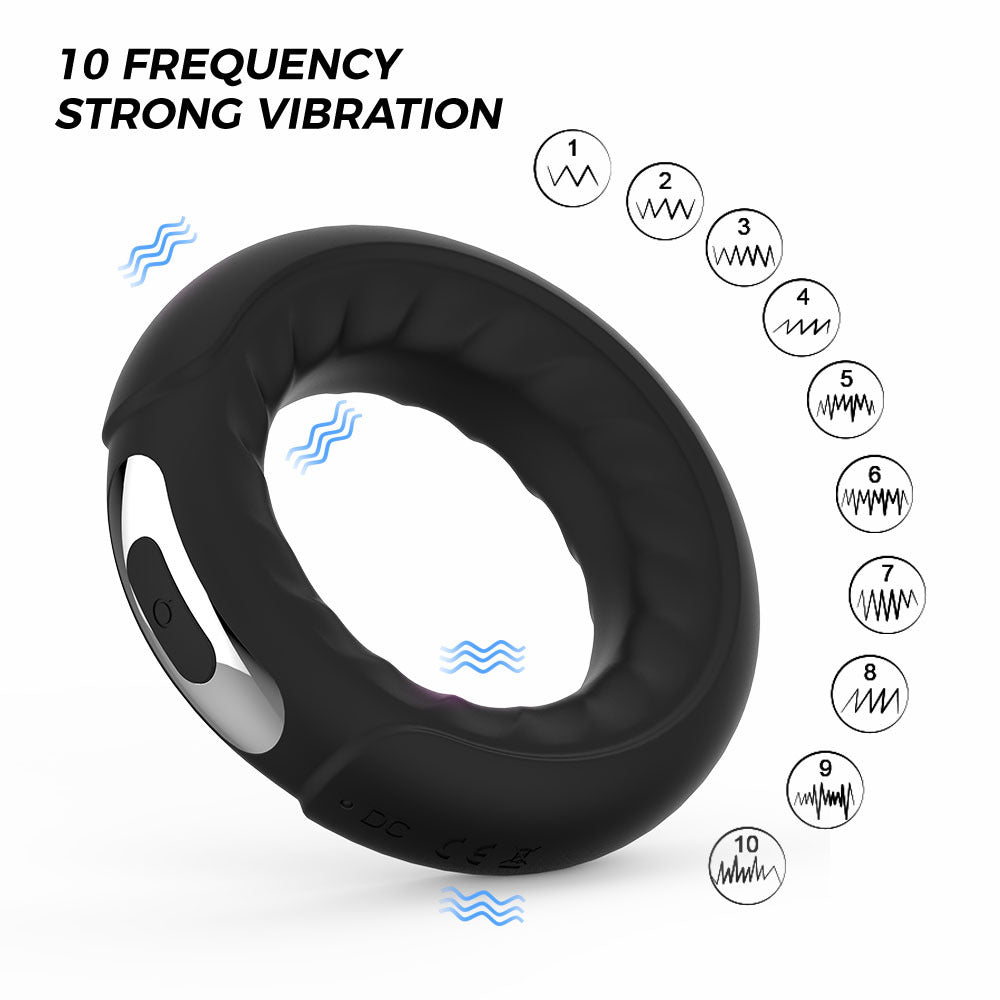 Vibrator Vibrating Penis Ring for Clitoral Stimulation, Remote Control