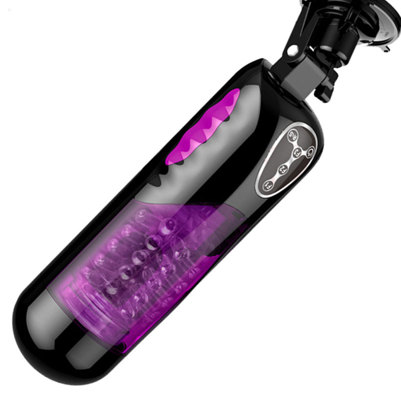 Trainer Rotating and Thrusting Suction Cup Masturbator