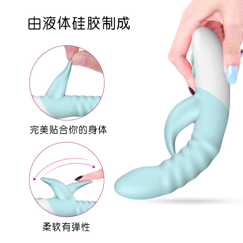 Double Head Vibrating Stick Female Sex Products Charging Vibrating Massage Stick G-point Masturbator Female Sex Products Wholesale