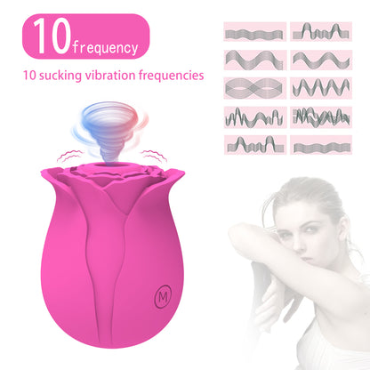Multicolor Rose Vibrator Pro2