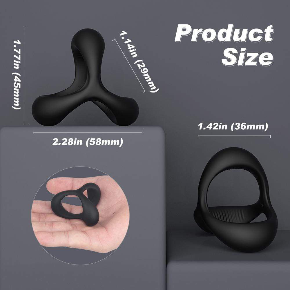 S-HANDE 1.14-Inch Silicone Penis Ring for Erection Enhancing