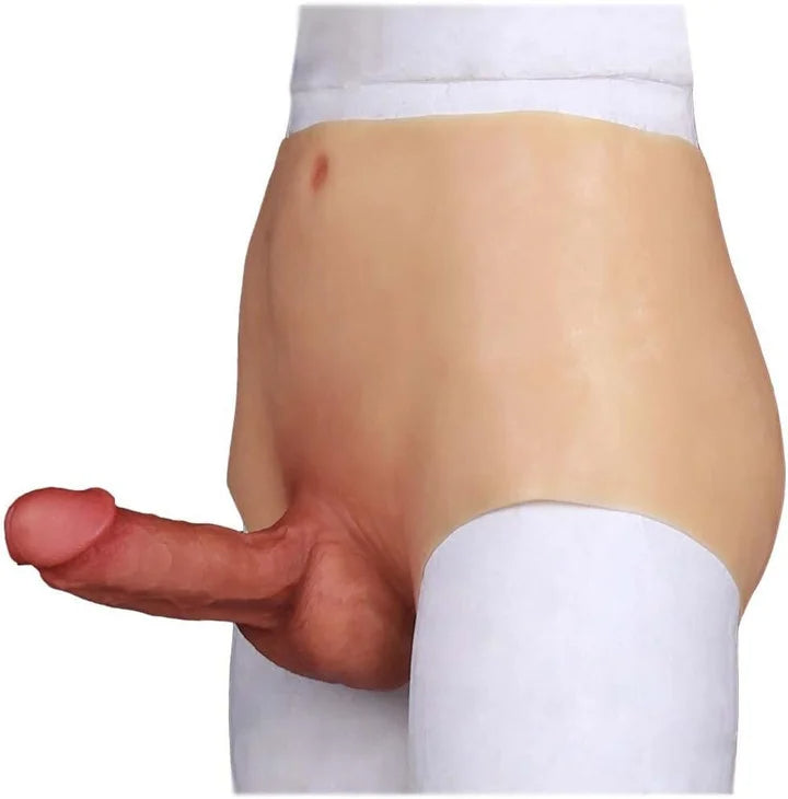6inch Silicone Dildo Panties Realistic Penis Male Strapon Sex Toys for Gay Men Dick Masturbation (15cm Length.5cm Diameter)
