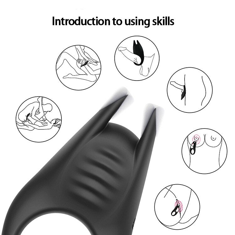 Lock Ring 10 Frequency Adult Products For Men And Women