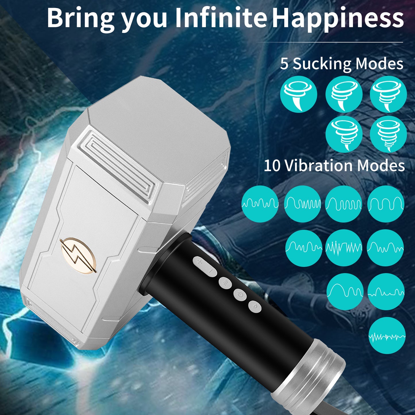 Vibrbud 10 Vibration Male Masturbation Cup