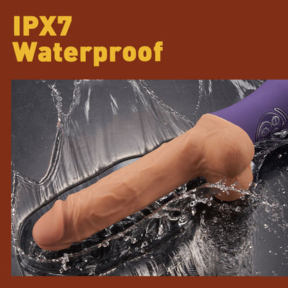 Allovers 6-Inch 4 in 1 Versatile Rotating Thrusting Vibrating Heating