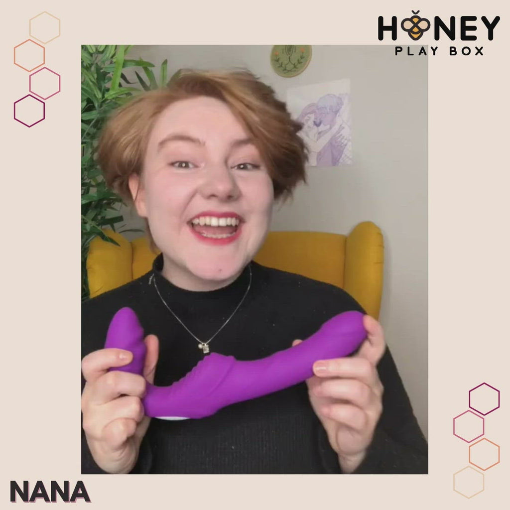 Wireless Remote Control Vibrating Double Head Sucking And Inserting Si