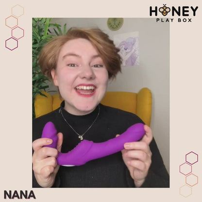 Wireless Remote Control Vibrating Double Head Sucking And Inserting Si