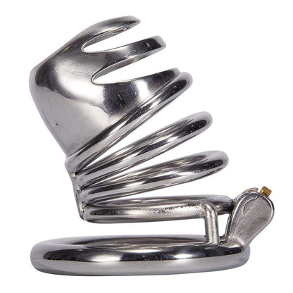 قفص عفة للقضيب مصنوع من الفولاذ المقاوم للصدأ