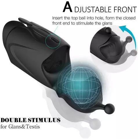 Motor Penis Glans Training 10-Vibration Masturbation Cup